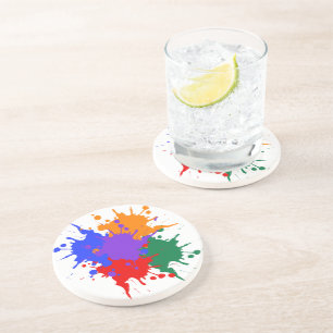 Dessous de verre en grès de peinture