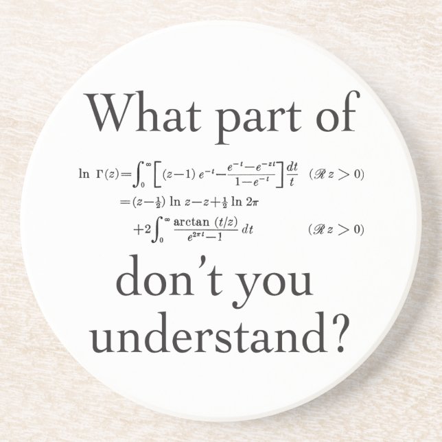 Dessous De Verre En Grès De quelle partie… (Devant)