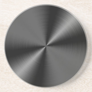 Dessous de verre en grès de style métal