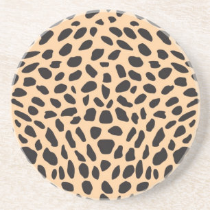 Dessous De Verre En Grès Décor de guépard de peau
