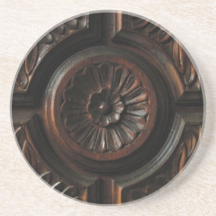 Dessous De Verre En Grès Découpage en bois