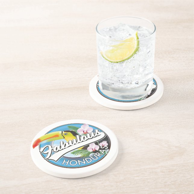 Dessous De Verre En Grès Découvrez le fabuleux logo du Honduras Car Magnet (Côté)