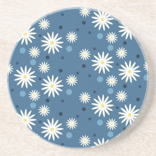 Dessous De Verre En Grès Denim et Daisies