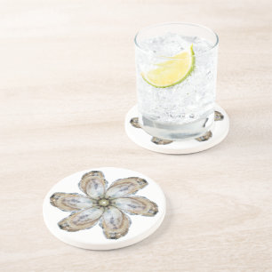 Dessous De Verre En Grès Des dessous de verre de grès d'huître - concevez