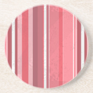 Dessous De Verre En Grès Des rayures roses et puantes