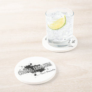 Dessous De Verre En Grès Descartes