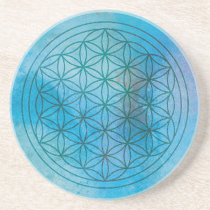 Dessous De Verre En Grès Descendance – Fleur de Vie