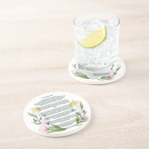 Dessous De Verre En Grès Desiderata par Max Ehrmann