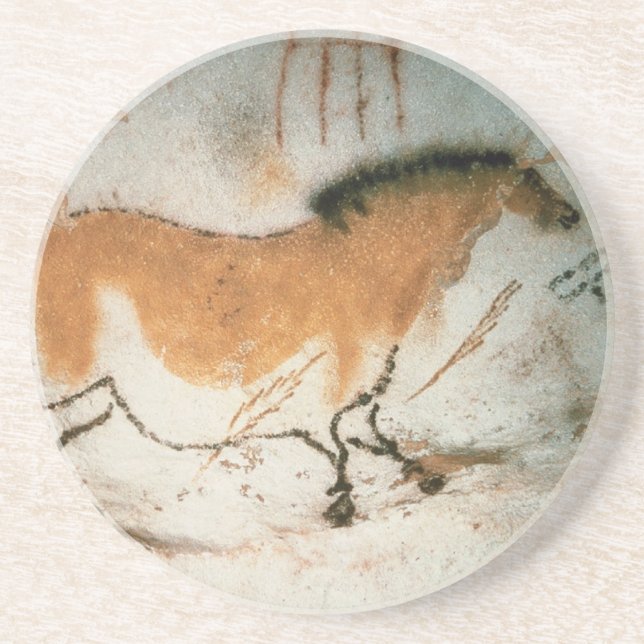 Dessous De Verre En Grès Dessins de grotte Lascaux (Devant)