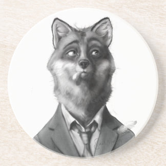 Dessous De Verre En Grès Dessous de verre de boissons de grès de Fox