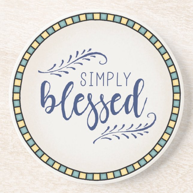 Dessous De Verre En Grès Dessous de verre de grès (Devant)