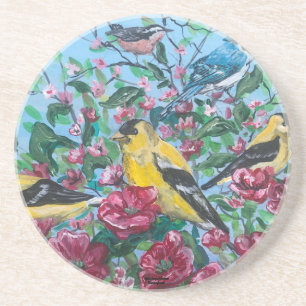 Dessous De Verre En Grès Dessous de verre de grès Art original peint à la m