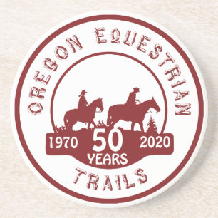 Dessous De Verre En Grès Dessous de verre de grès avec le logo