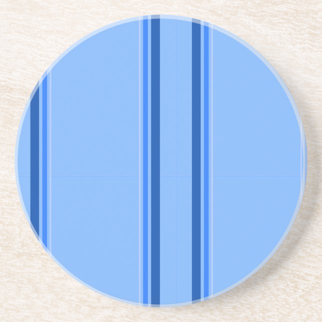 Dessous De Verre En Grès Dessous de verre de grès bleu (Devant)