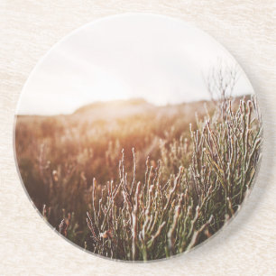 Dessous De Verre En Grès Dessous de verre de grès de Boho Grass Field