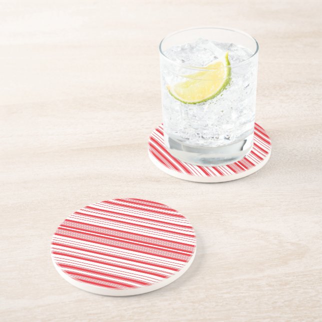 Dessous De Verre En Grès Dessous de verre de grès de menthe (Côté)