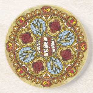 Dessous De Verre En Grès Dessous de verre de grès de type Fall Nouveau