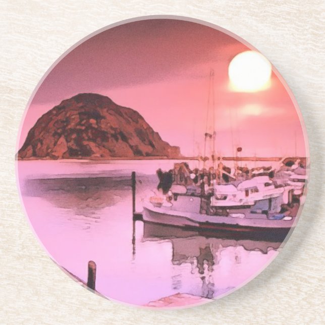 Dessous De Verre En Grès Dessous de verre de grès Harbour Hues (Devant)