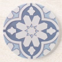 Dessous de verre de grès marocain Carerra