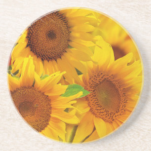 Dessous De Verre En Grès Dessous de verre de grès tournesol