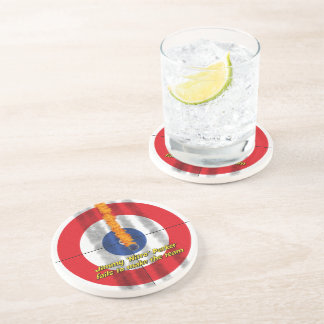 Dessous De Verre En Grès Dessous de verre "nitro" chauds de grès de roches