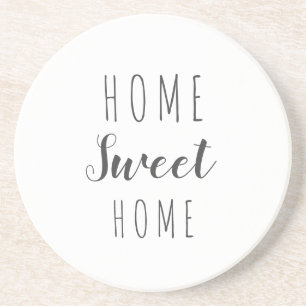 Dessous De Verre En Grès Dessus de verre Home Sweet Home