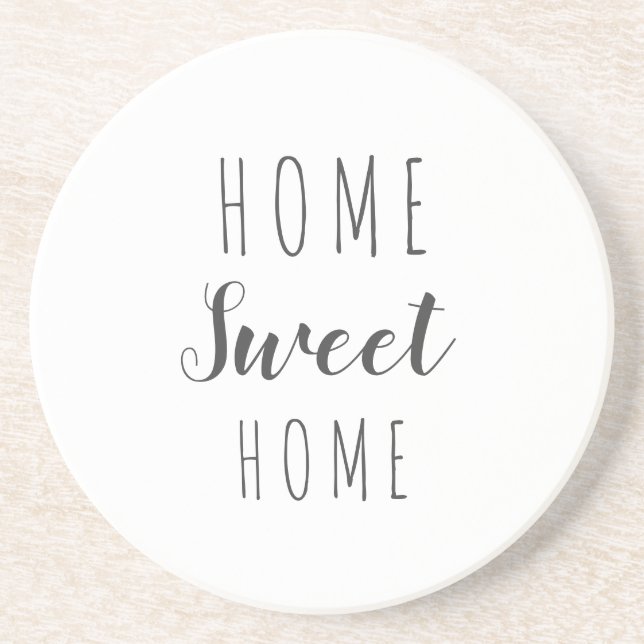 Dessous De Verre En Grès Dessus de verre Home Sweet Home (Devant)