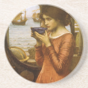 Dessous De Verre En Grès Destin par John William Waterhouse