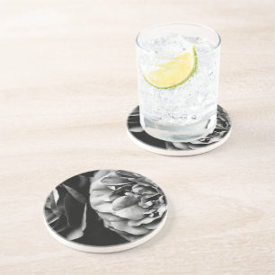 Dessous De Verre En Grès deux roses