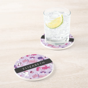 Dessous De Verre En Grès Dinosaures Spatiaux, Dinosaures Mignons, Étoiles, 