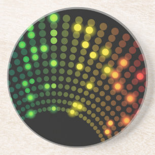 Dessous De Verre En Grès Disco