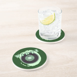 Dessous De Verre En Grès Disque 1965 du VINYLE 45 t/mn