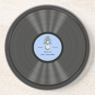 Dessous De Verre En Grès Disque vinyle personnalisé de Bluegrass