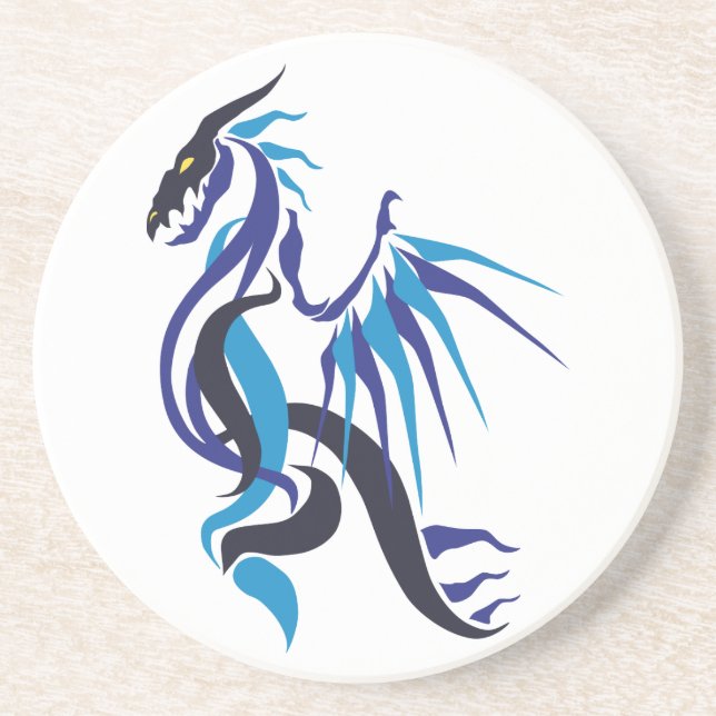 Dessous De Verre En Grès Dragon fire (Devant)