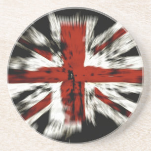 Dessous De Verre En Grès Drapeau