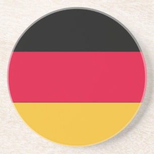 Dessous De Verre En Grès Drapeau allemand