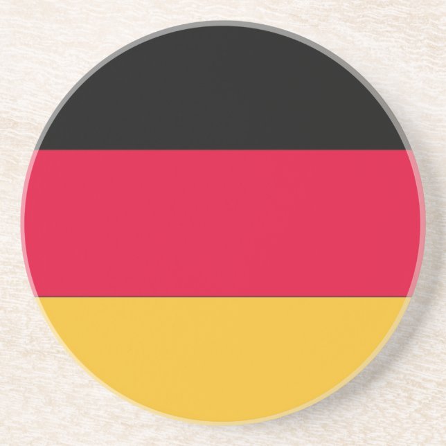 Dessous De Verre En Grès Drapeau allemand (Devant)