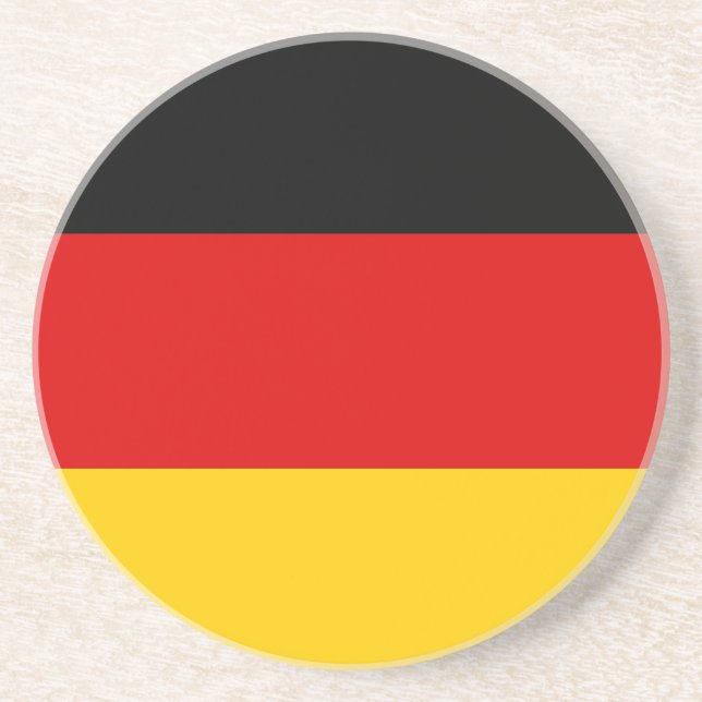 Dessous De Verre En Grès Drapeau allemand (Devant)
