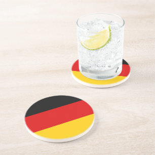 Dessous De Verre En Grès Drapeau allemand