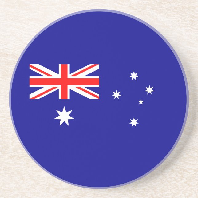 Dessous De Verre En Grès Drapeau australien patriotique (Devant)