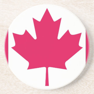 Dessous De Verre En Grès Drapeau canadien