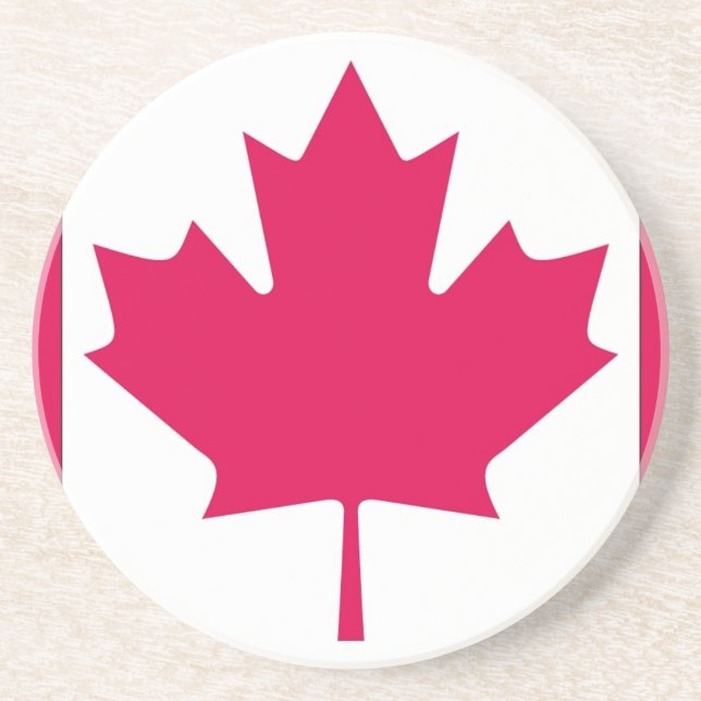 Dessous De Verre En Grès Drapeau canadien (Devant)