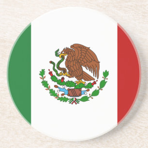 Dessous De Verre En Grès Drapeau de Cinco de Mayo au Mexique