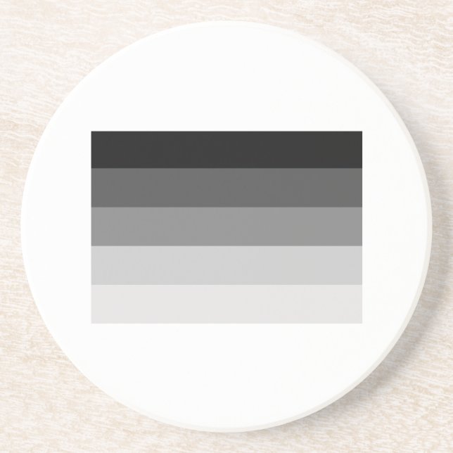 DESSOUS DE VERRE EN GRÈS DRAPEAU DE FIERTE DROITE OFFICIEL (Devant)