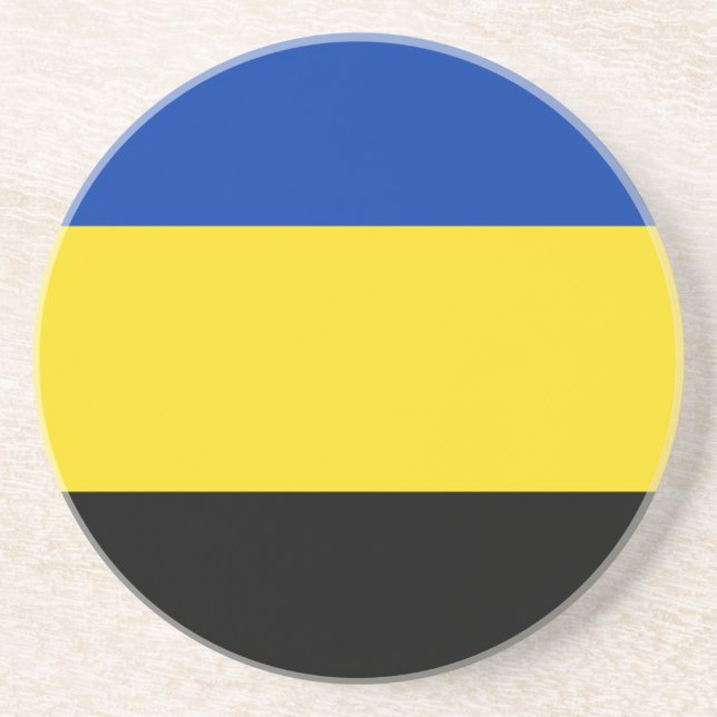 Dessous De Verre En Grès Drapeau de Gelderland (Devant)