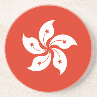 Dessous De Verre En Grès Drapeau de Hong Kong - 香 港 特 別 行 政 區 -