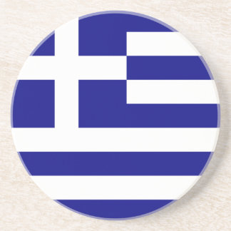 Dessous De Verre En Grès Drapeau de la Grèce