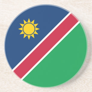 Dessous De Verre En Grès Drapeau de la Namibie