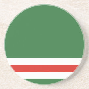 Dessous De Verre En Grès Drapeau de la République tchétchène d'Ichkérie