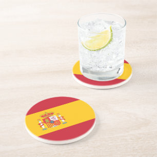 Dessous De Verre En Grès Drapeau de l'Espagne